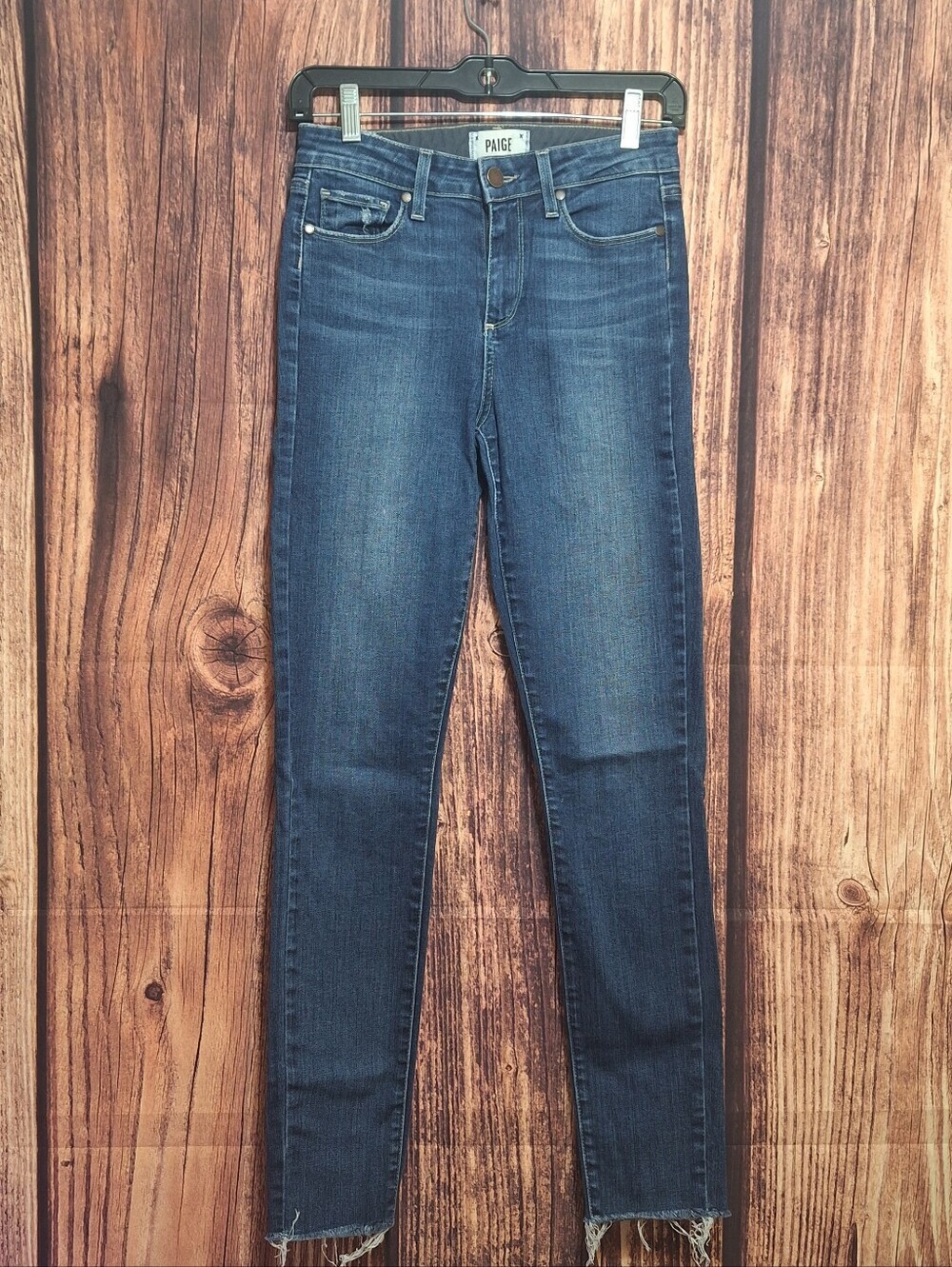 PAIGE Indigo Blue Hoxton Ultra Skinny Size 25!